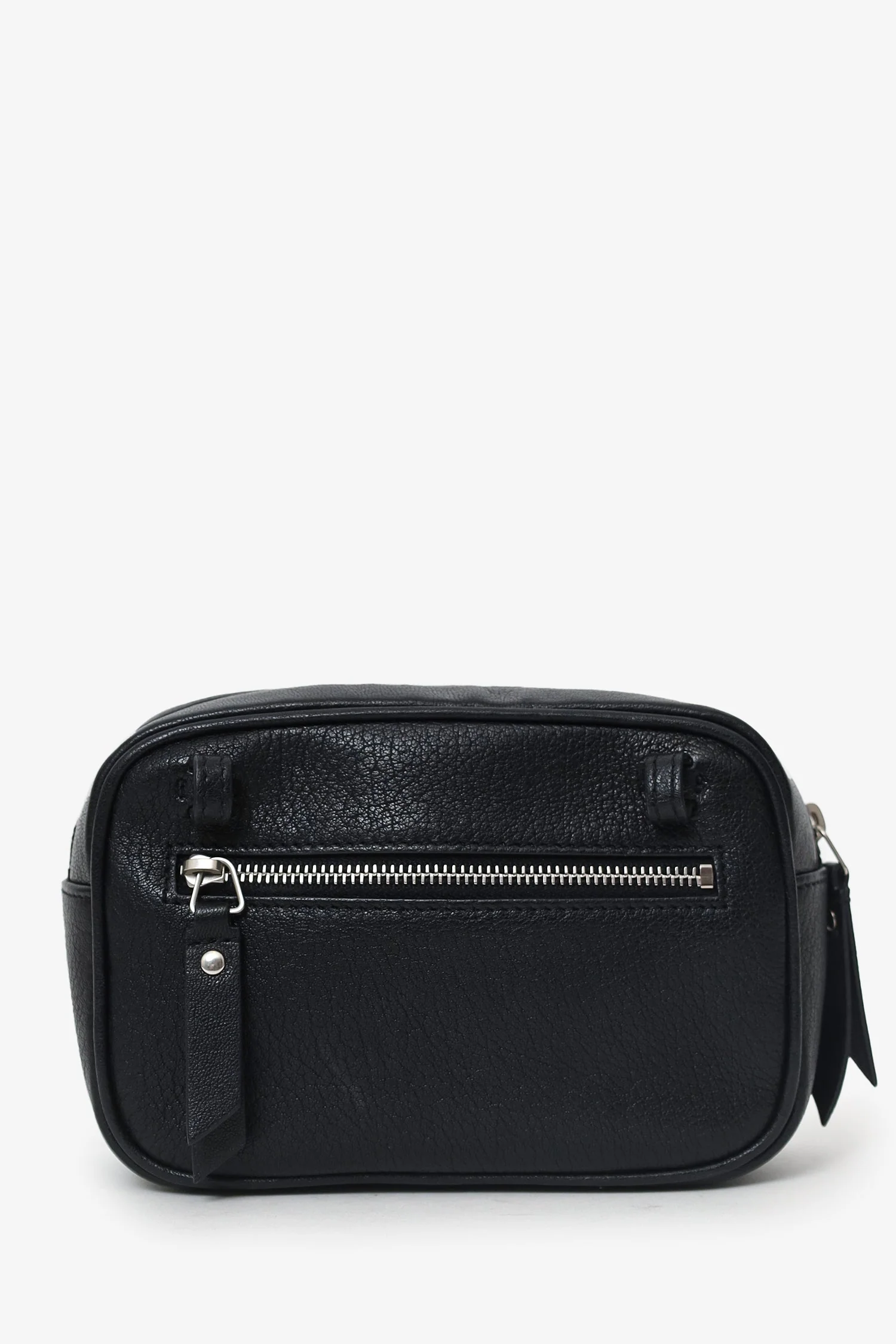 Saint Laurent Black Lambskin Monogram Lou Belt Bag - Image 3