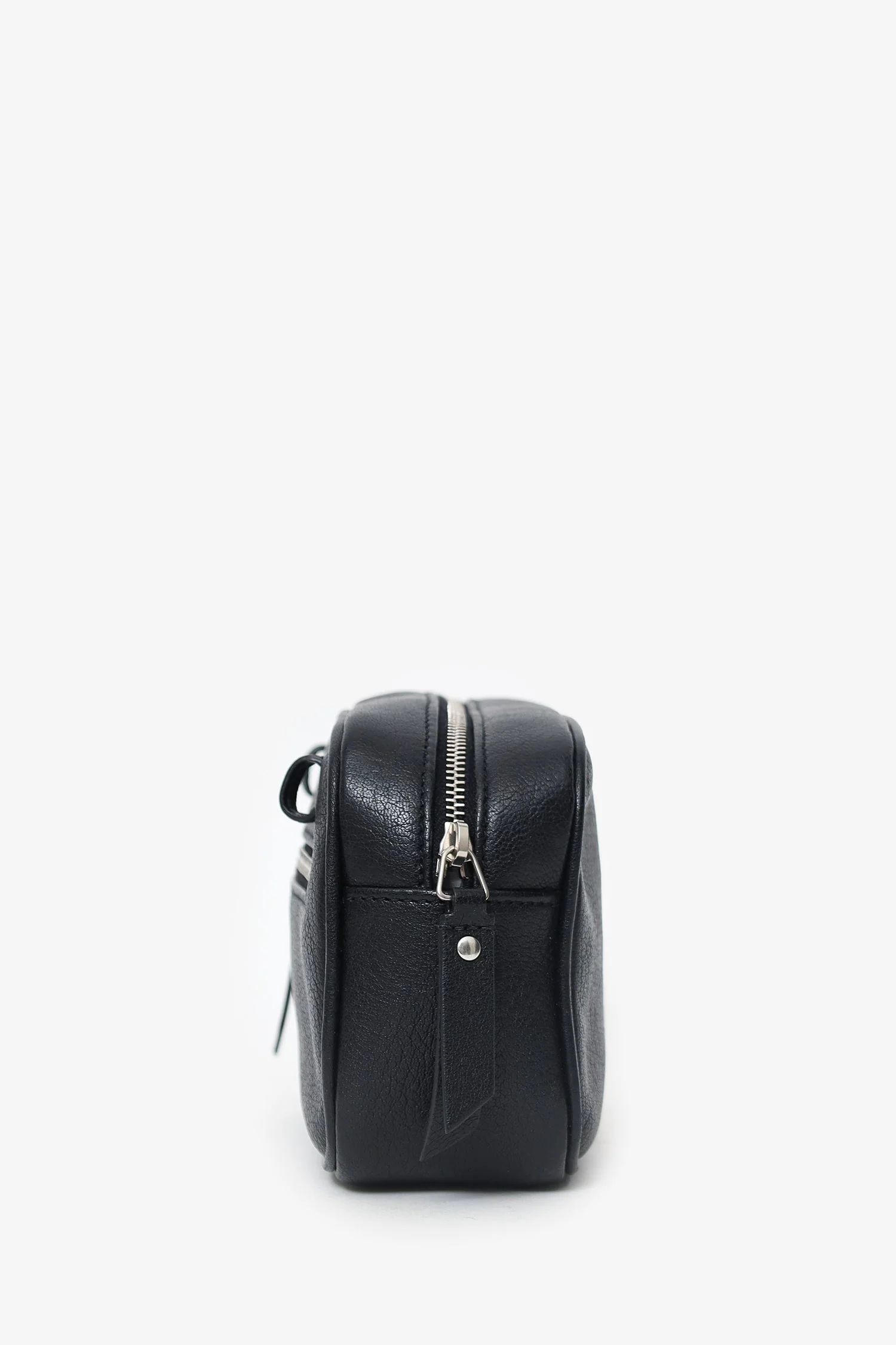 Saint Laurent Black Lambskin Monogram Lou Belt Bag - Image 4