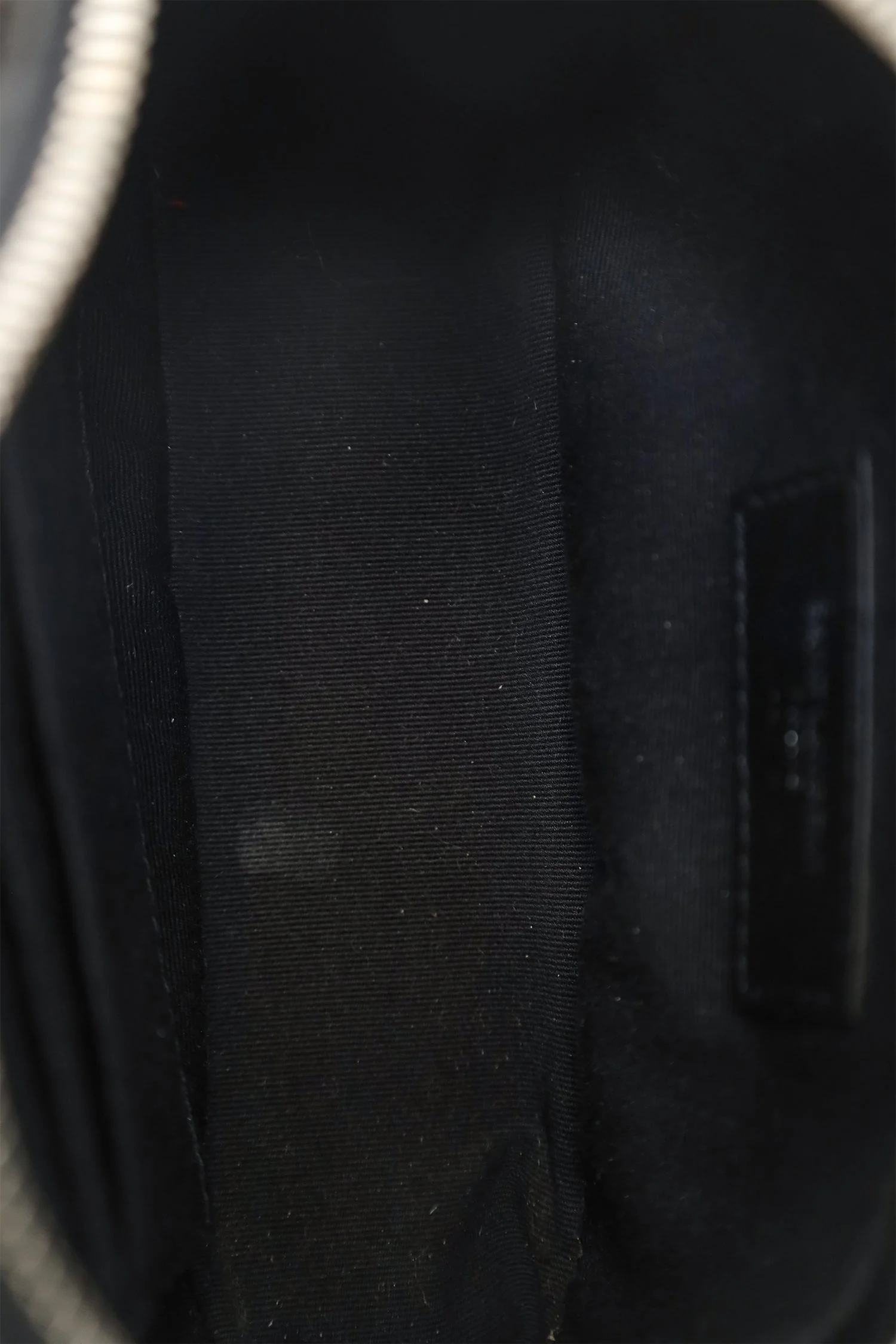 Saint Laurent Black Lambskin Monogram Lou Belt Bag - Image 8