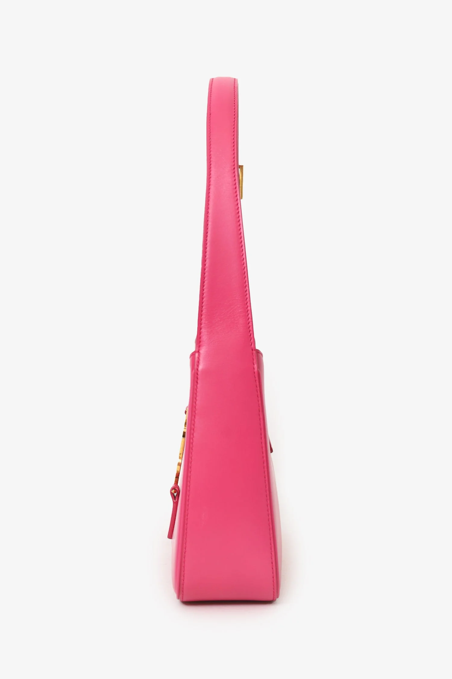 Saint Laurent Hot Pink Leather 'Le 5 à 7' Shoulder Bag - Image 5
