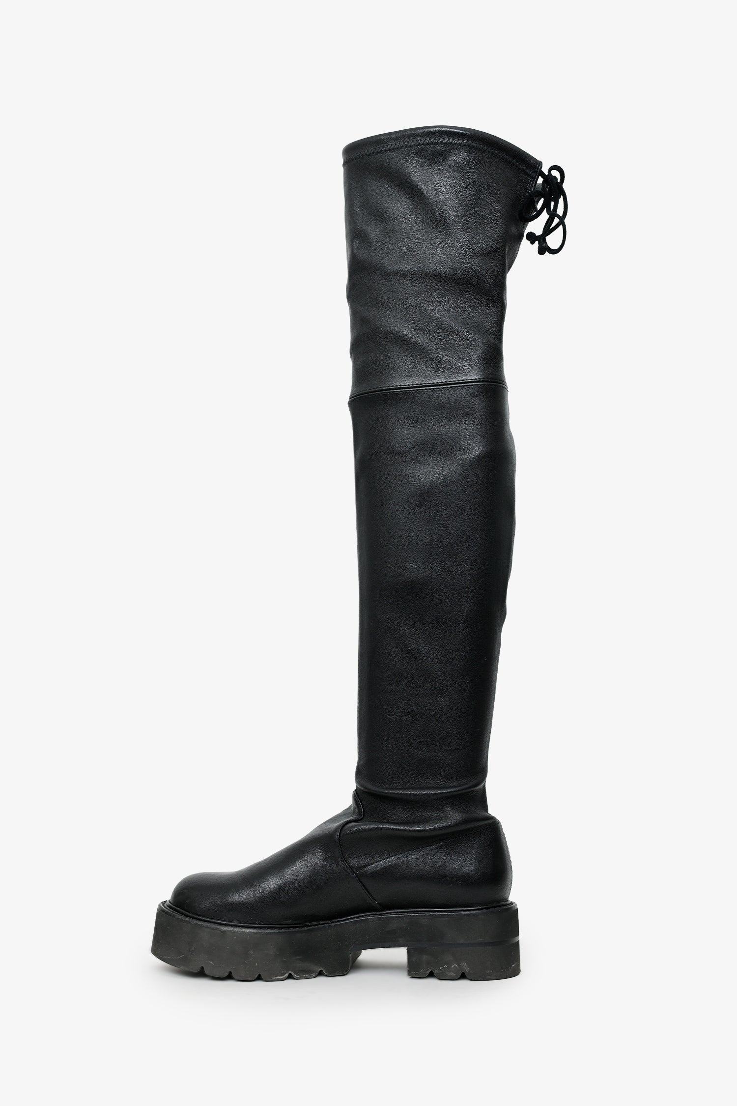 Stuart Weitzman Black Leather Knee High Boots Size 6.5 - Image 5